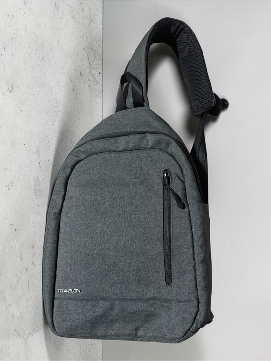 Travelon Other - Travelon Charcoal Gray Men’s Sling Crossbody Pack